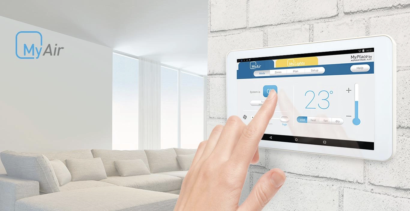 MyAir smart zoning control for air conditioning