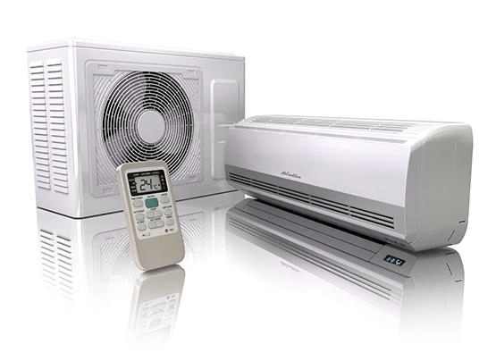 Wall mounted split system air conditioner in a Brisbane home